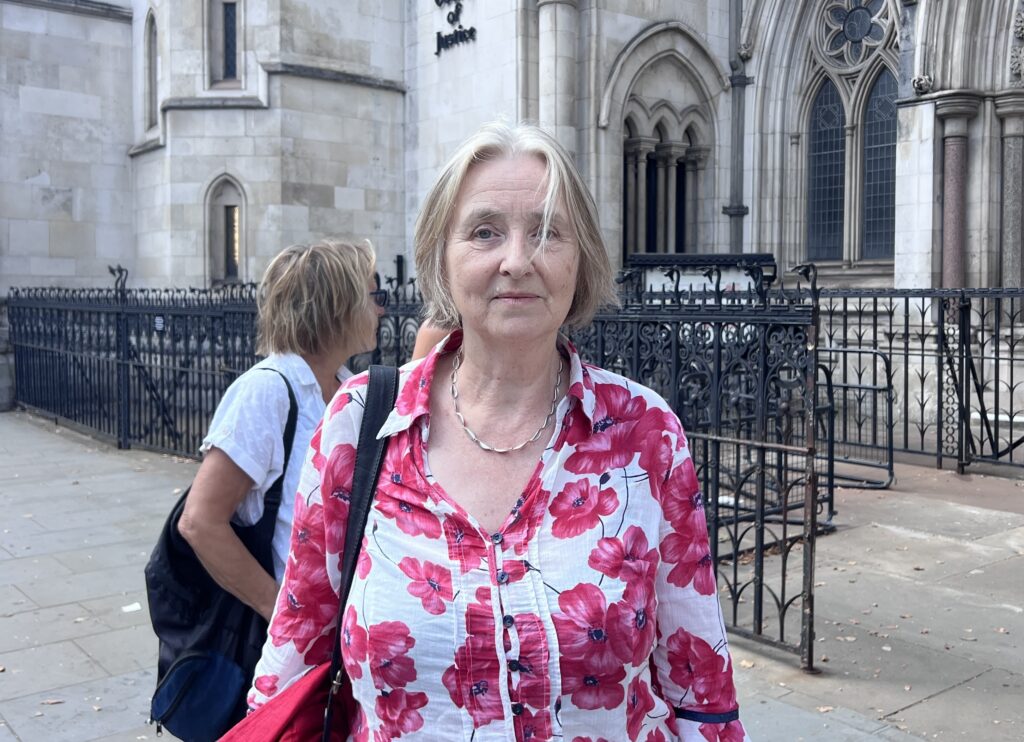 Dr Louise Irvine from CAN-SG, who was in court today