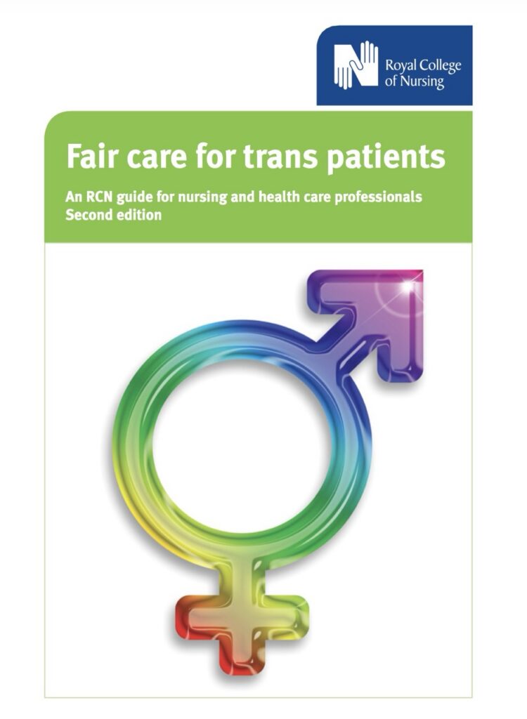 Fair Care for Trans Patients 2nd edition cover 2017