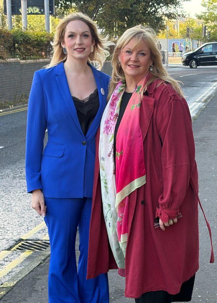 Bethany Hutchison and Lisa Lockey from the Darlington Nurses
