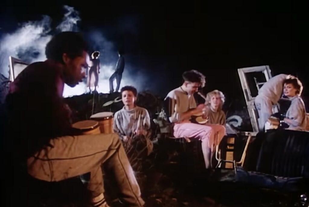 Still from the Fun Boy Three and Bananarama Video It Ain't What You Do